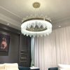 Đèn chùm pha lê K9 cao cấp treo trần phòng khách LED trang trí biệt thự khách sạn nhà hàng phong cách Châu Âu hiện đại DTT-DC8807 - Ảnh 3