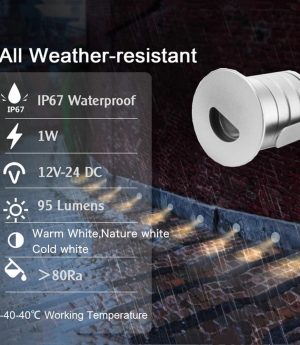 den-led-am-san-dc24v-loai-nho-1w-goc-chieu-30-do-phi-27mm-cao-cap-trang-tri-san-vuon-ngoai-that-chong-nuoc-ip67-vo-bac-dtt-as24v2-4