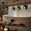 Đèn LED chiếu điểm chỉnh góc gắn trần E27 cao cấp trang trí phòng khách phòng ăn kiểu dáng vintage cổ điển vỏ đen DTT-SPL043 - Ảnh 3