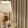Đèn bàn thủy tinh LED E27 chụp vải cao cấp trang trí tab đầu giường phòng ngủ hiện đại kiểu dáng Bắc Âu DTT-DB0869 - Ảnh 2