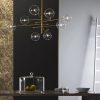 Đèn chùm thủy tinh hiện đại LED 8 bóng G4 cao cấp trang trí phòng ăn phong cách Bắc Âu Nordic DTT-DC694 - Ảnh 3