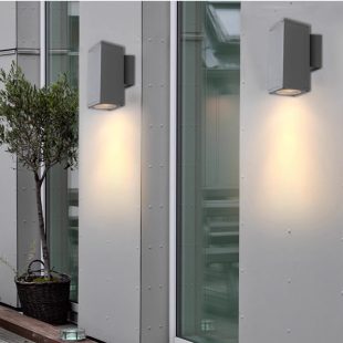 Alternative view of Đèn tường ngoài trời hiện đại LED hắt 1 đầu hình trụ vuông chống nước ip65 cao cấp DTT-DT3086