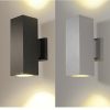 Đèn tường ngoài trời hiện đại LED hắt 2 đầu hình trụ vuông chống nước ip65 cao cấp DTT-DT3085 - Ảnh 3