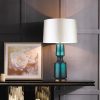 Đèn bàn khách sạn LED E27 thủy tinh cao cấp trang trí phòng ngủ phong cách Bắc Âu tối giản hiện đại DTT-DB70 - Ảnh 2