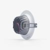 Đèn LED âm trần downlight tán quang kết nối bluetooth điều khiển từ xa 12w lỗ khoét 110mm dimmer 3 chế độ màu cao cấp DTT-AT14.BLE - Ảnh 2