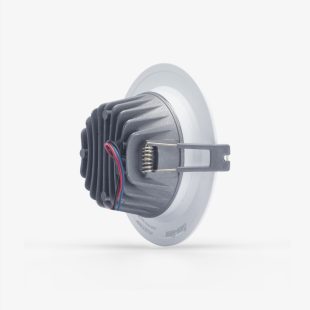 Alternative view of Đèn LED âm trần downlight tán quang kết nối bluetooth điều khiển từ xa 12w lỗ khoét 110mm dimmer 3 chế độ màu cao cấp DTT-AT14.BLE