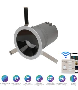 den-led-am-tran-downlight-xoay-goc-chieu-diem-ket-noi-bluetooth-12w-lo-khoet-80mm-dimmer-3-che-do-mau-cao-cap-dtt-at18-ble-2