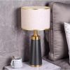 Đèn ngủ đầu giường LED E27 trang trí kiểu dáng Nordic Bắc Âu hiện đại chụp vải cao cấp DTT-DB-YN6125 - Ảnh 3