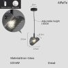 Đèn thả treo trần đầu giường thủy tinh LED cao cấp trang trí phòng ngủ kiểu dáng tối giản Bắc Âu hiện đại DTT-DTH9110 - Ảnh 3