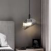 Đèn thả treo trần đầu giường thủy tinh LED cao cấp trang trí phòng ngủ kiểu dáng tối giản Bắc Âu hiện đại DTT-DTH9110 - Ảnh 2