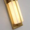 Đèn tường đồng hiện đại đá cẩm thạch LED cao cấp trang trí phòng ngủ phong cách Trung Hoa H60cm DTT-DT034 - Ảnh 3
