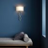 Đèn tường phòng khách chụp vải LED E27 cao cấp trang trí kiểu dáng tối giản Bắc Âu hiện đại DTT-DT1002 - Ảnh 2
