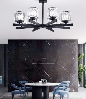 den chum pha le hien dai led e27 cao cap trang tri phong ngu phong cach nordic chau au dtt dc pl8815 2