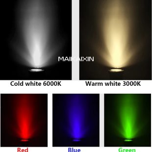 Alternative view of Đèn LED âm sàn loại nhỏ mặt tròn vỏ inox 304 ngâm nước ip68 24V 12V 1W 2W 3W đổi màu RGB cao cấp DTT-DK-ANC123