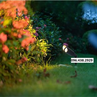 Alternative view of Đèn LED cắm cỏ chiếu cây 10W 15W trang trí sân vườn hiện đại BLUE/GREEN/RED chống nước ip66 cao cấp DTT-CC-DK65