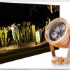 Đèn LED cắm cỏ sân vườn 6w cao cấp góc chiếu 30 độ chống nước IP66 trang trí hiện đại vỏ GOLD/BLACK DTT-DKL85 - Ảnh 3