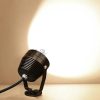 Đèn LED cắm cỏ sân vườn 6w cao cấp góc chiếu 30 độ chống nước IP66 trang trí hiện đại vỏ GOLD/BLACK DTT-DKL85 - Ảnh 2