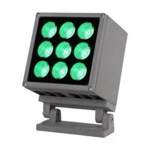 Alternative view of Đèn LED chiếu cột ngoài trời mặt vuông 32W góc 30 độ BLUE/GREEN/RED chống nước ip66 cao cấp DTT-RC16X2
