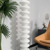 Đèn sàn đứng chao thủy tinh mờ cao cấp LED trang trí phòng ngủ phong cách tối giản Bắc Âu hiện đại DTT-DS13WHT - Ảnh 2