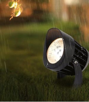 den led chieu cot ngoai troi goc 30 do 220v 12v 24v chong nuoc ip66 cao cap blue green red dtt rcm20 3