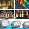 Đèn LED chiếu cột ngoài trời mặt chữ nhật góc 10 độ 18W 24W 36W trang trí chống nước ip66 cao cấp DTT-RCV36 - Ảnh 3