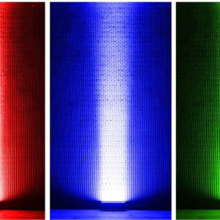Alternative view of Đèn LED chiếu tòa nhà ngoài trời có mũ góc 30 độ 54W BLUE/GREEN/RED chống nước ip66 cao cấp DTT-RCM30