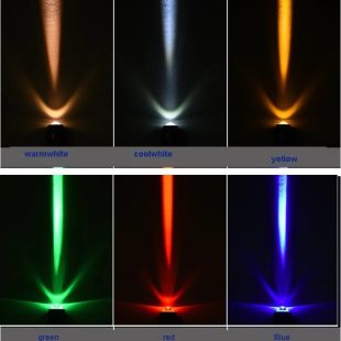 Alternative view of Đèn LED rọi cột tòa nhà 10W đổi màu RGB/BLUE/GREEN/RED góc hẹp 10 độ trang trí ngoài trời hiện đại chống nước IP66 cao cấp DTT-RCT10