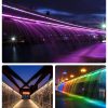 Đèn LED thanh chiếu tường có mũ 24V nhiều màu RGB/BLUE/GREEN/RED chống nước IP65 cao cấp DTT-LT18 - Ảnh 3