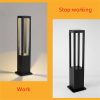 Đèn nấm trang trí sân vườn LED 7w trụ vuông ngoài trời hiện đại chống nước cao cấp DTT-NSV108 - Ảnh 2