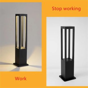 Alternative view of Đèn nấm trang trí sân vườn LED 7w trụ vuông ngoài trời hiện đại chống nước cao cấp DTT-NSV108