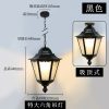 Đèn thả ngoài trời LED E27 trang trí ban công phong cách Châu Âu cổ điển chống nước cao cấp DTT-DT215 - Ảnh 3