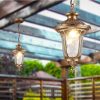 Đèn thả ngoài trời phong cách Châu Âu cổ điển LED E27 chống nước cao cấp DTT-DT219 - Ảnh 4
