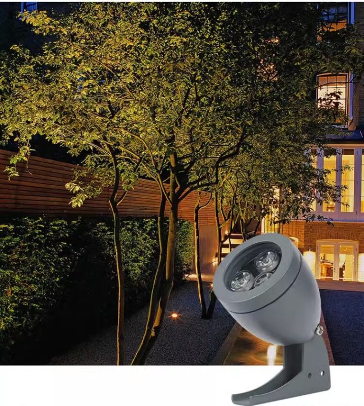Đèn LED rọi cây ngoài trời 3w cao cấp trang trí sân vườn chống nước ...